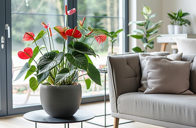 Pokojová květina Anthurium: Královna tropického květu Pokojová květina Anthurium: Královna tropického květu