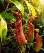 Masožravá rostlina masožravka velká Láčkovka Nepenthes (2/2)